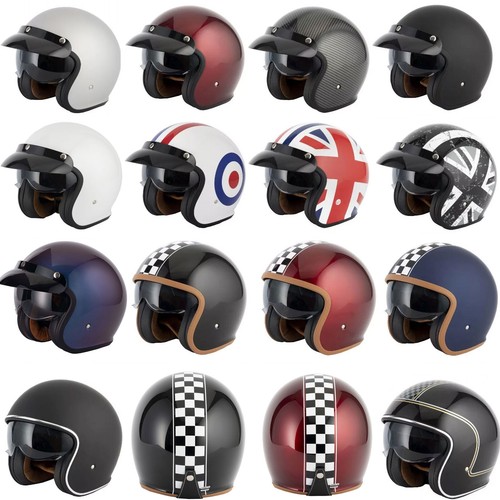 Open face motorbike scooter - open,