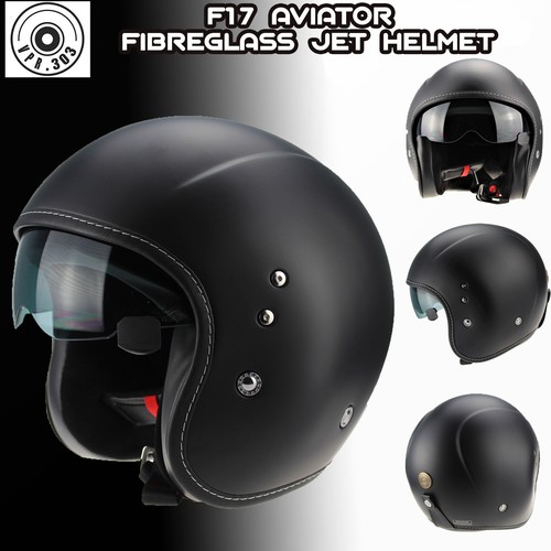 Open face motorcycle - open,