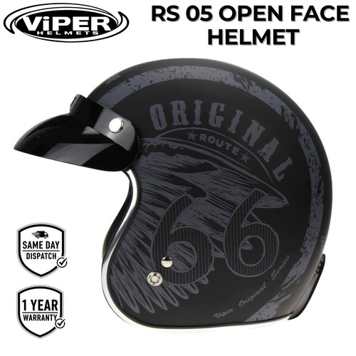 Open face motorcycle scooter - face,