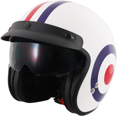 Stealth open face motorcycle - open,