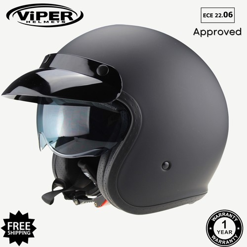 Open face helmet jet scooter - open,